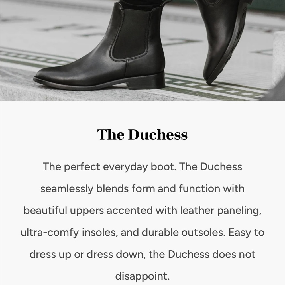 Thursday Boot Co. Duchess Chelsea Leather Booties - Picture 4 of 9